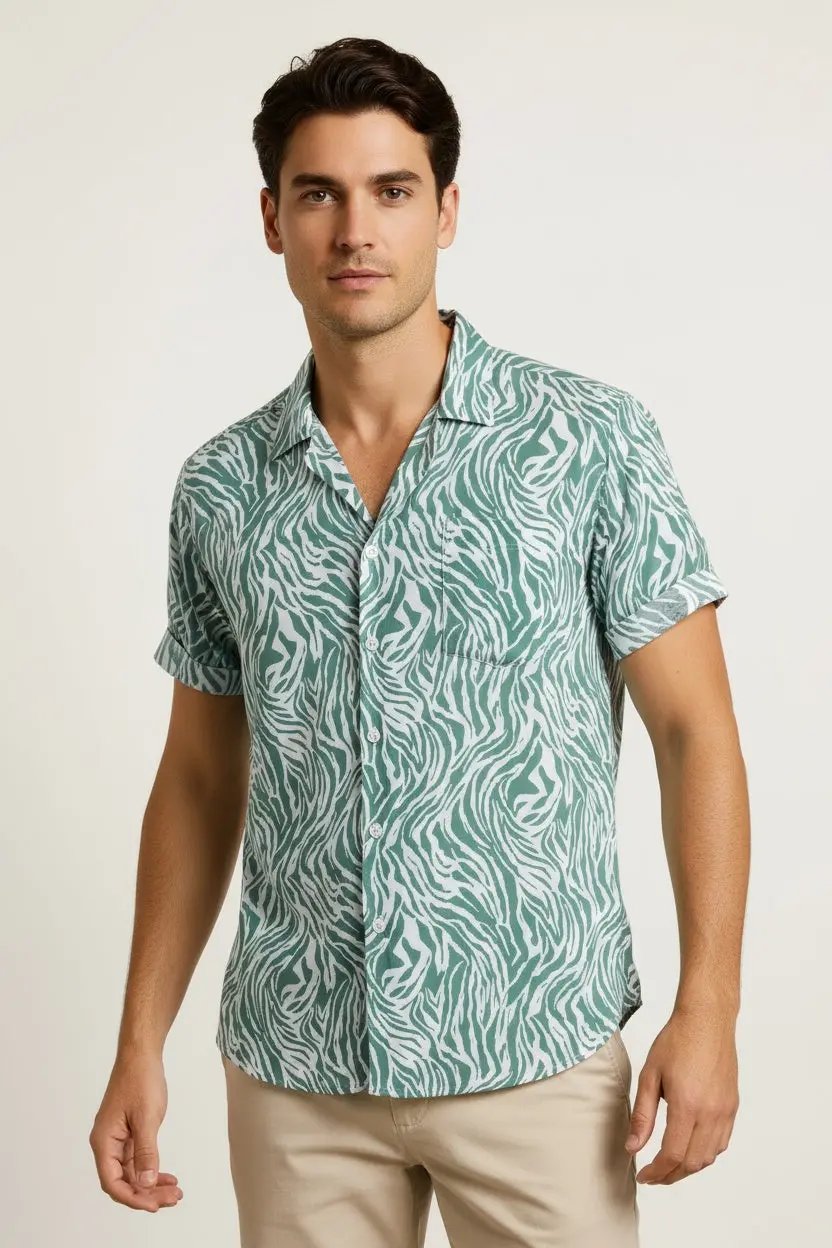 Mens Beach Shirts - Hawaiian shirts - Cheetah My Store